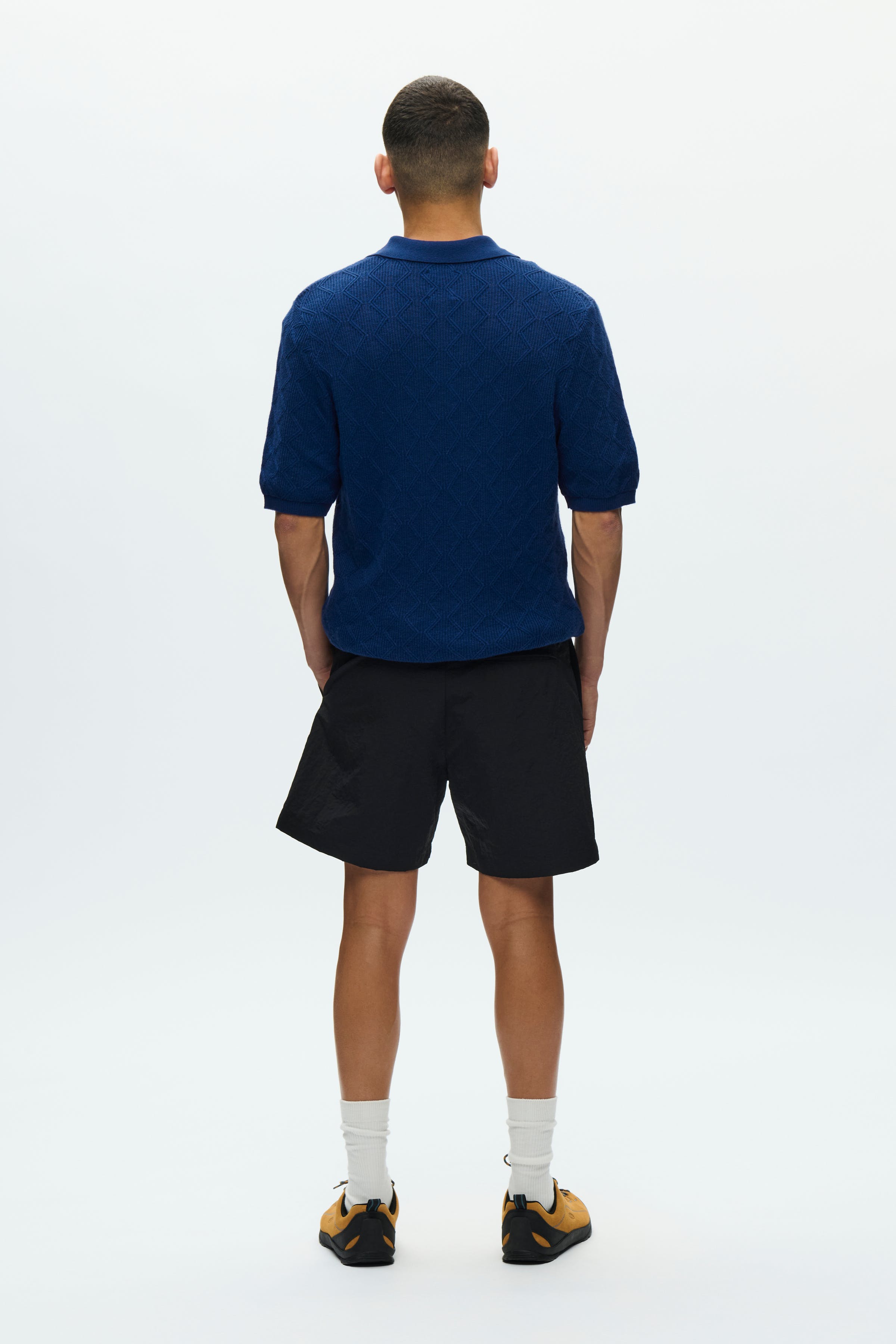 DOUBLE A BY W.W. MEN WWLamin Poloshirt