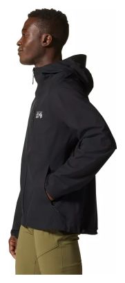 Veste Imperméable Mountain Hardwear New Stretch Ozonic Noir Homme
