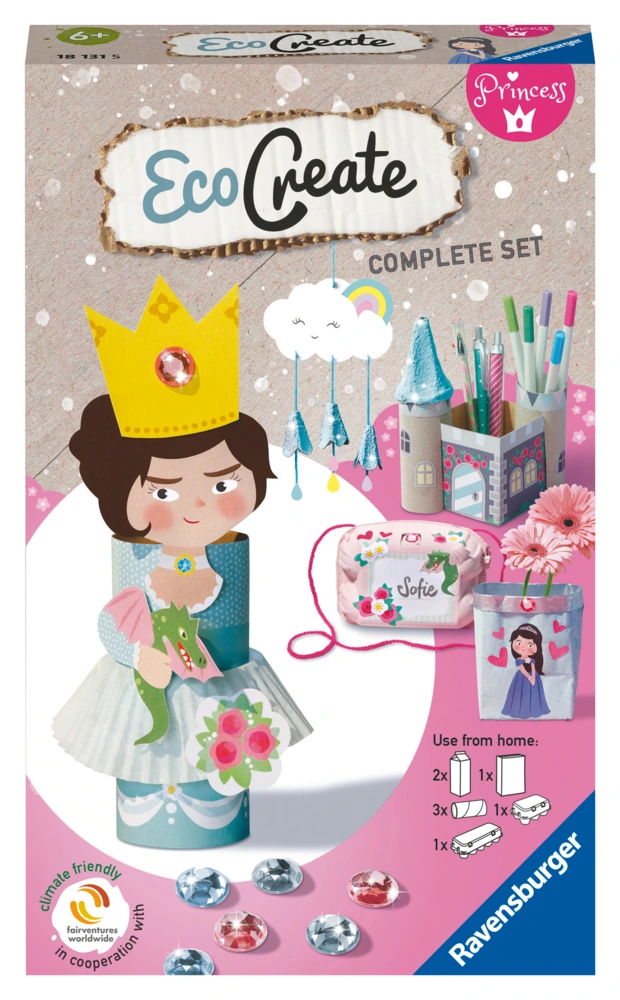Ravensburger EcoCreate 18131 - Princess - Kinder ab 6 Jahren