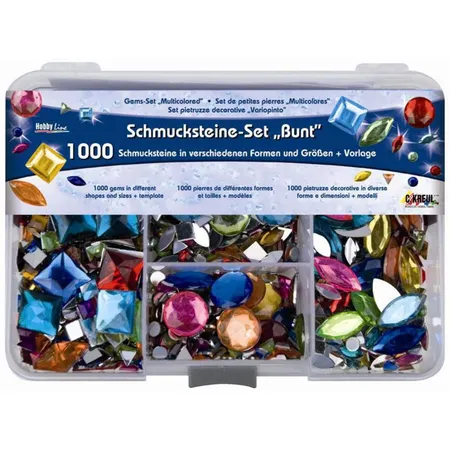 KREUL Schmucksteine Set Bunt
