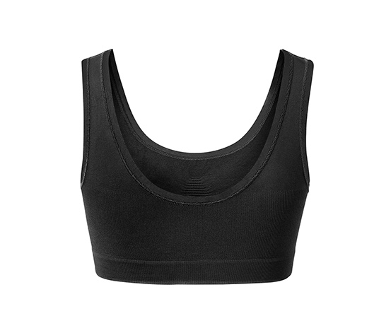 Seamless-Bustier, schwarz