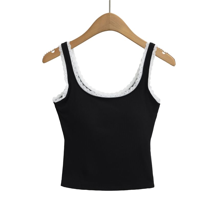Asiris - Tanktop met kant
