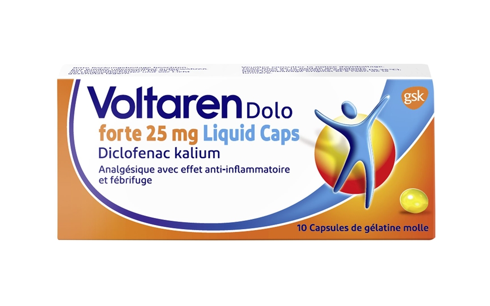 Voltaren forte Liquid Caps Weichkaps 25 mg Blist 10 Stk