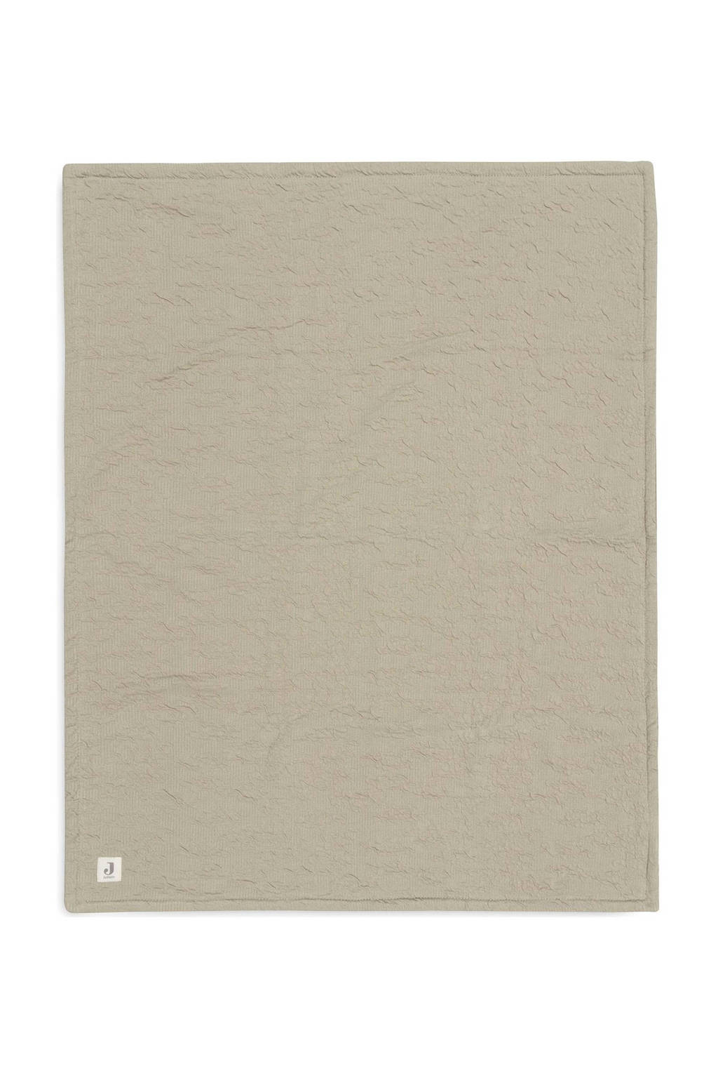 baby ledikantdeken 100x150cm Soft Waves - Olive Green/Velvet