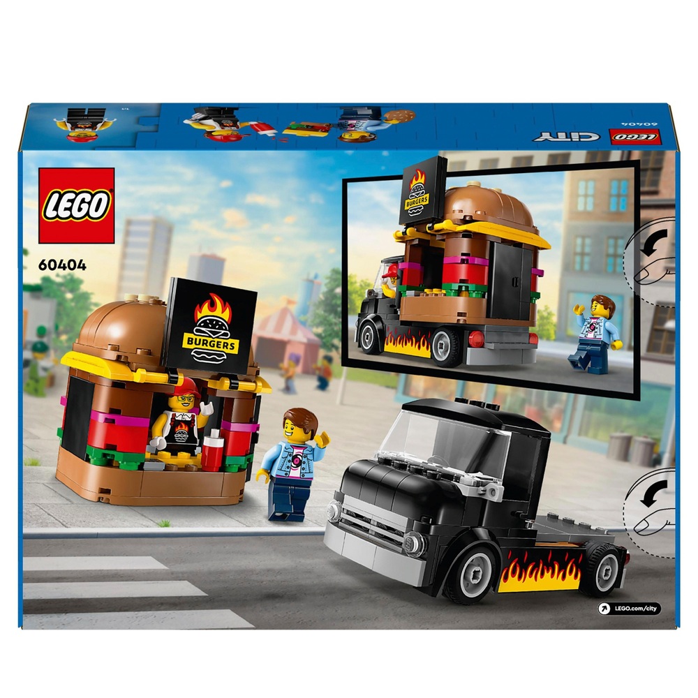 LEGO City 60404 Burger Van Food Truck Spielset