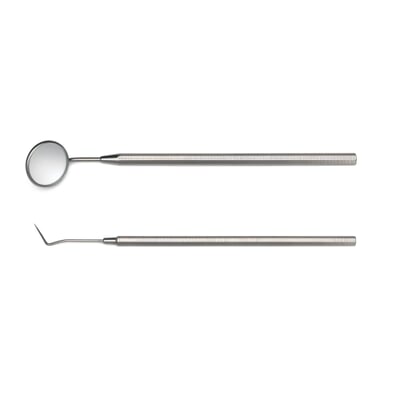 Set Zahnpflege-Instrumente Edelstahl