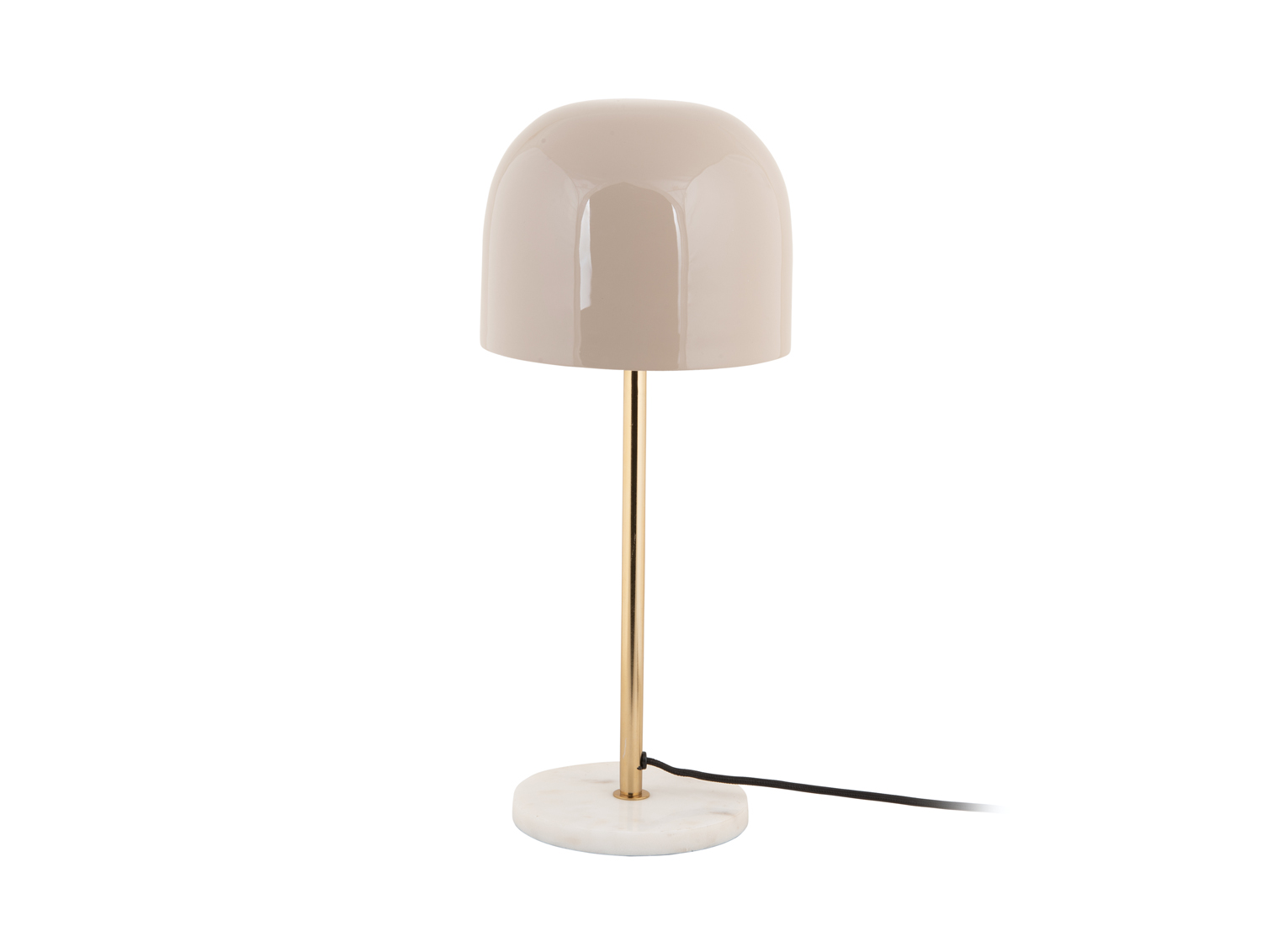Table lamp Manta enamel warm grey