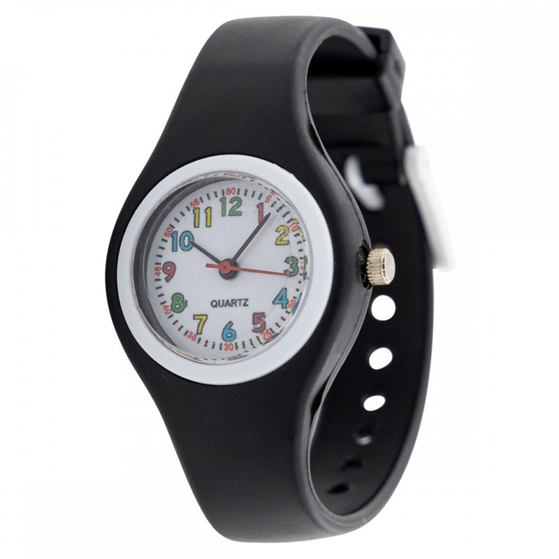 Montre Unisexe CHTIME bracelet Silicone Noir