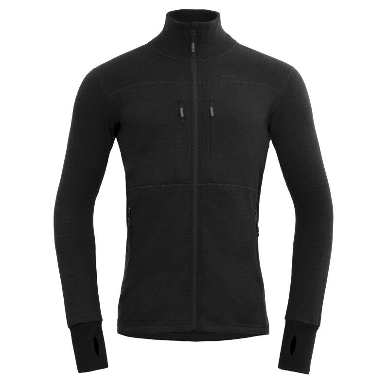 Egga Grid Merino Jacket - Polaire en laine mérinos homme