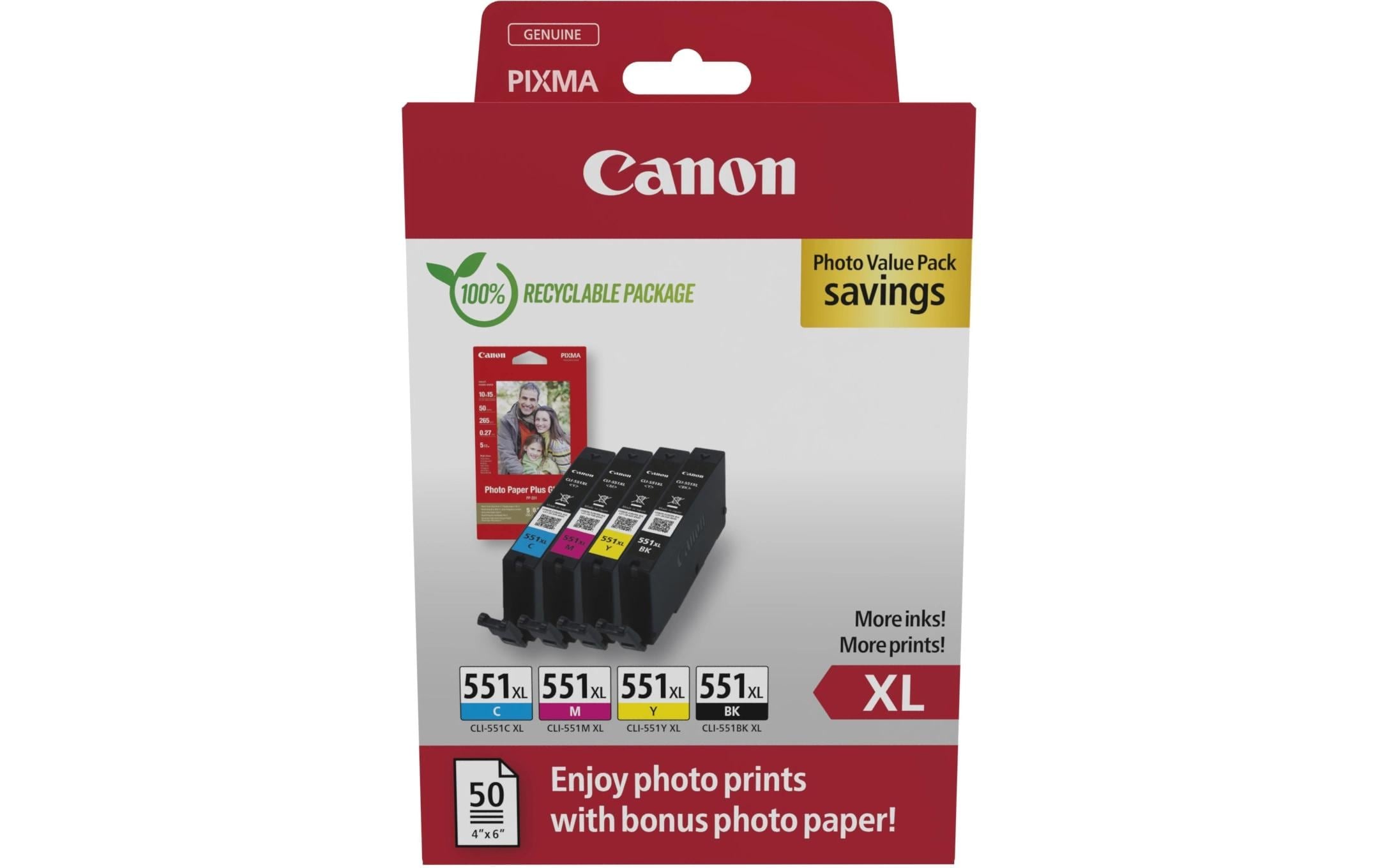 Canon Tintenpatrone »PG-540L/CL-541XL BK/C/M/Y«