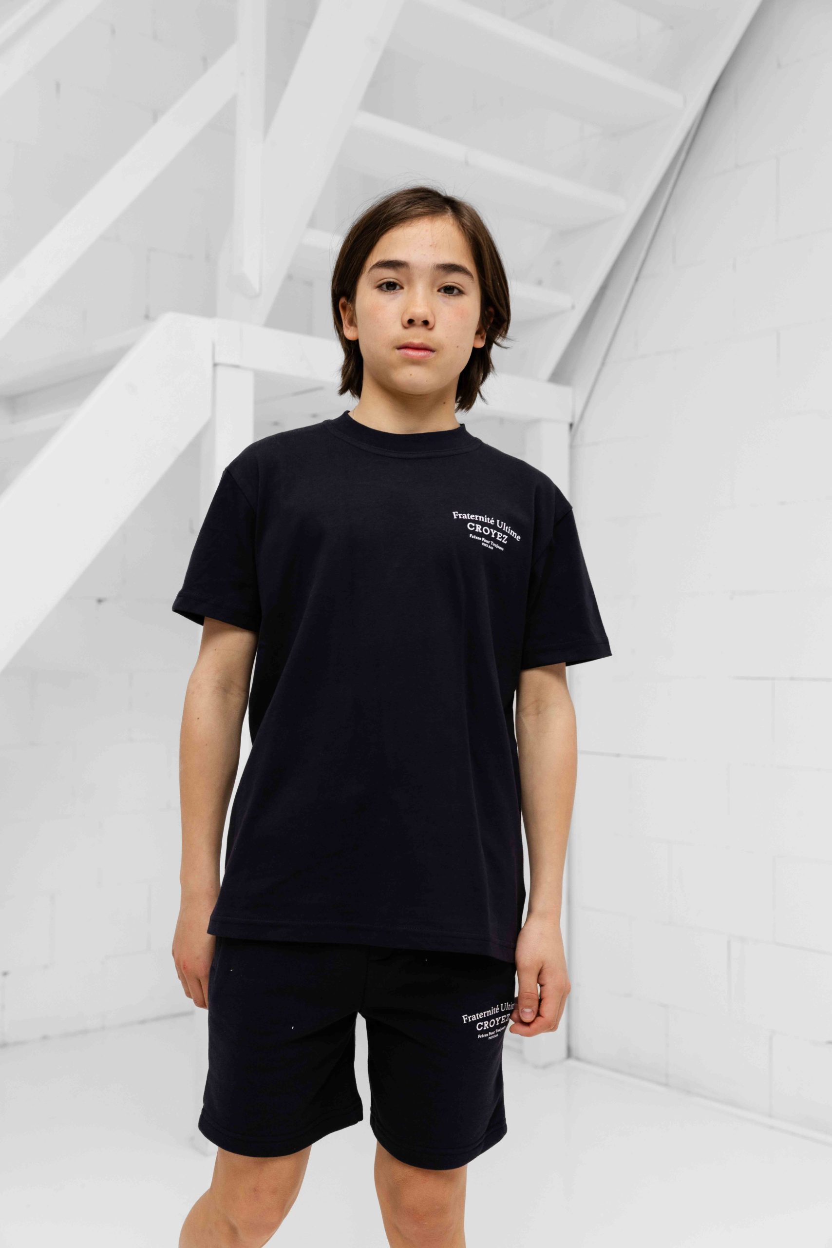 Croyez Mini Fraternité T-Shirt Kids Donkerblauw