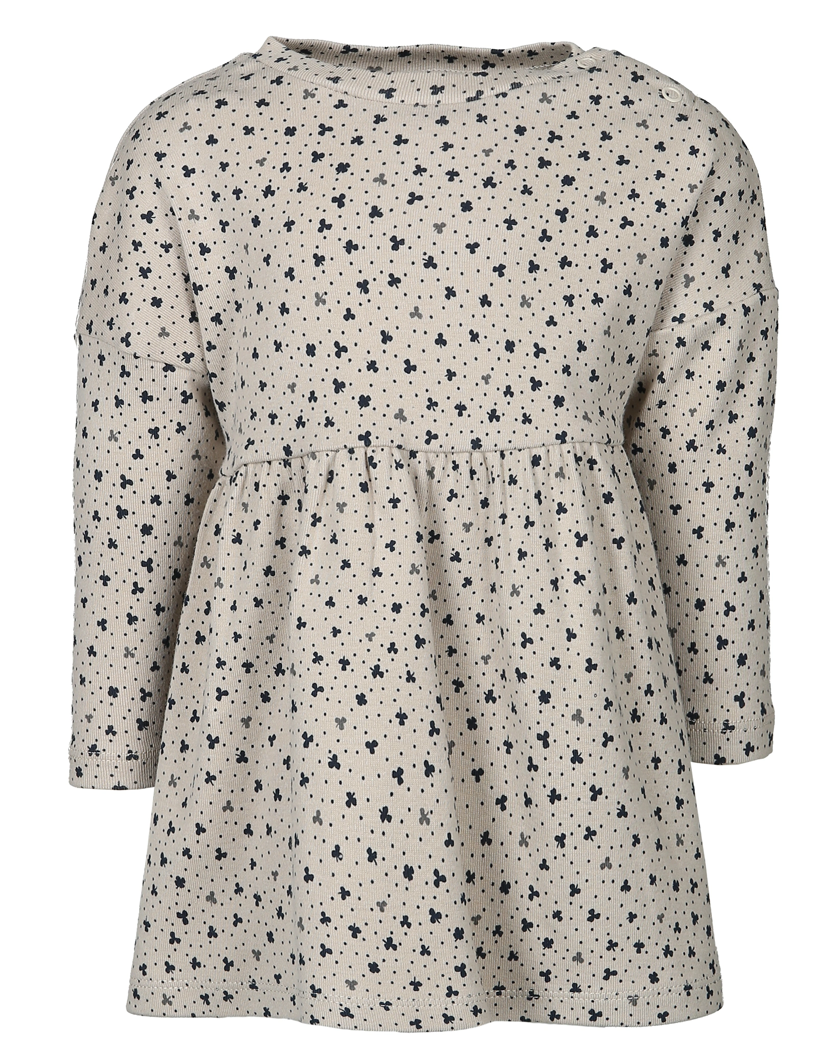 Langarmkleid EMMY CLOVER in soft beige
