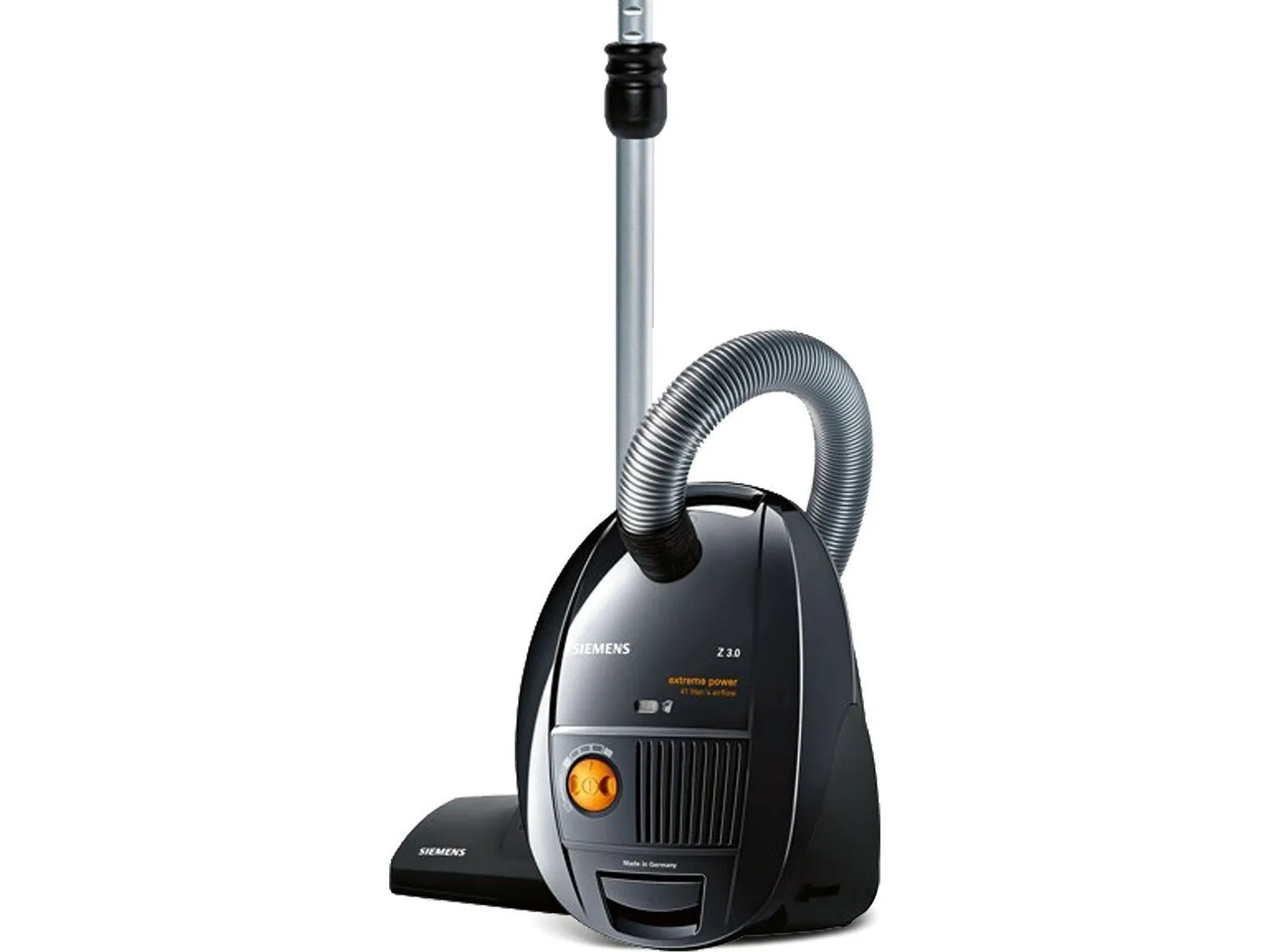 Siemens Z3.0 Extreme Power VSZ3XTRM11 - Støvsuger - beholder - pose - 1400 W - sort