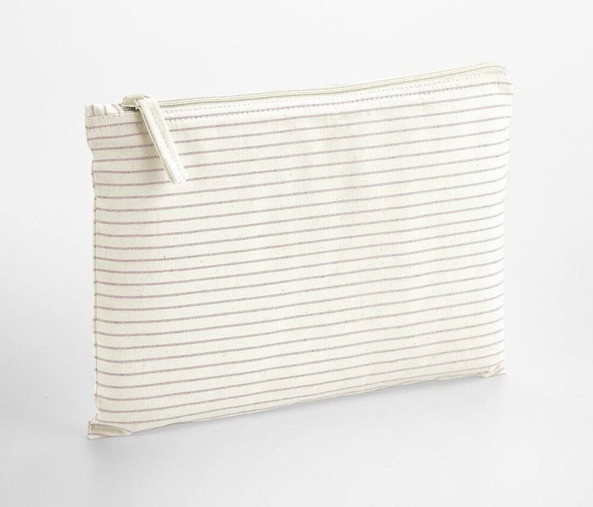 WESTFORD MILL WM253 - Pochette Accessoire en Coton Bio Rayé Élégant