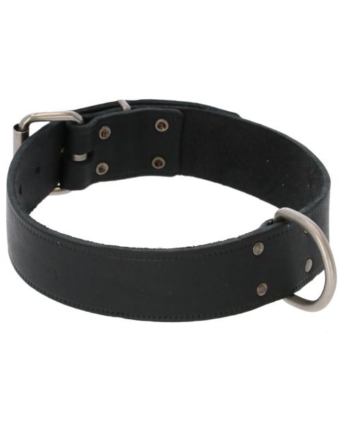 Adori Halsband Vetleder Met Print Zwart - Hondenhalsband