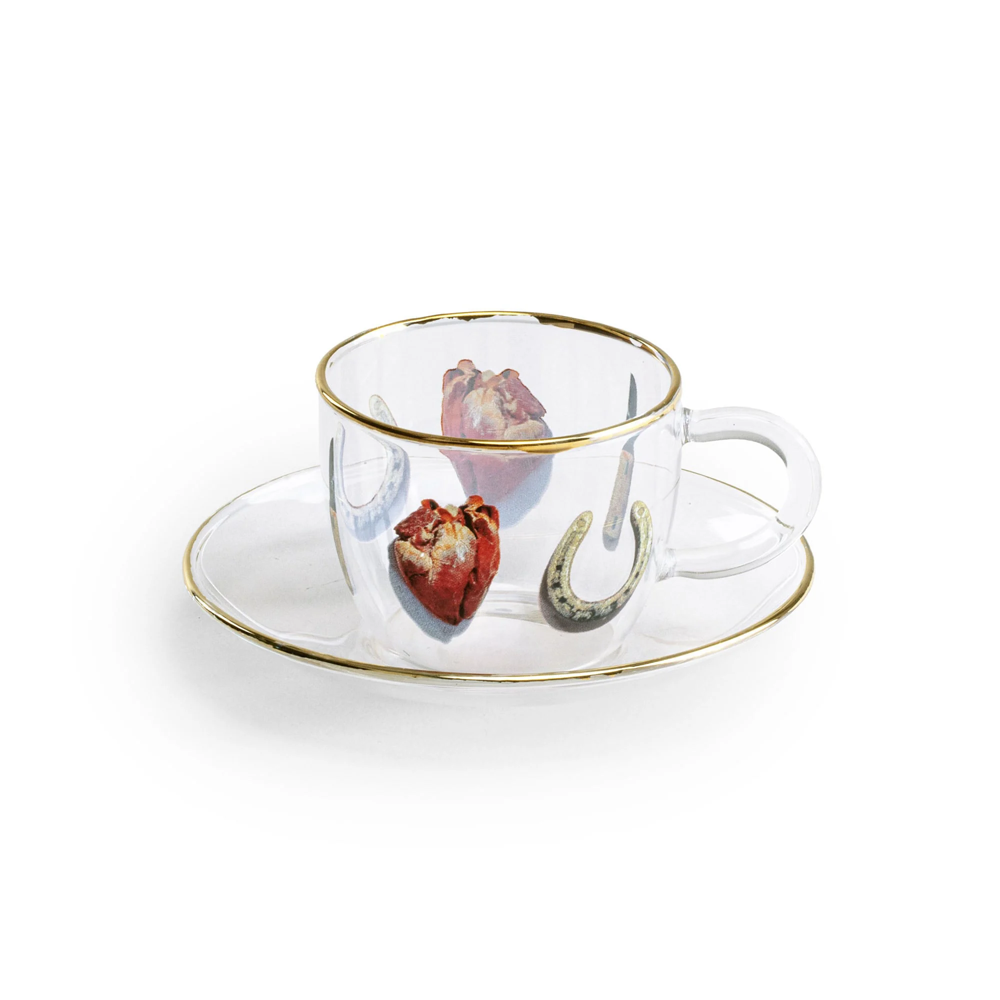 TOILETPAPER - I LOVE YOU - Tasse à café verre | Multicolore