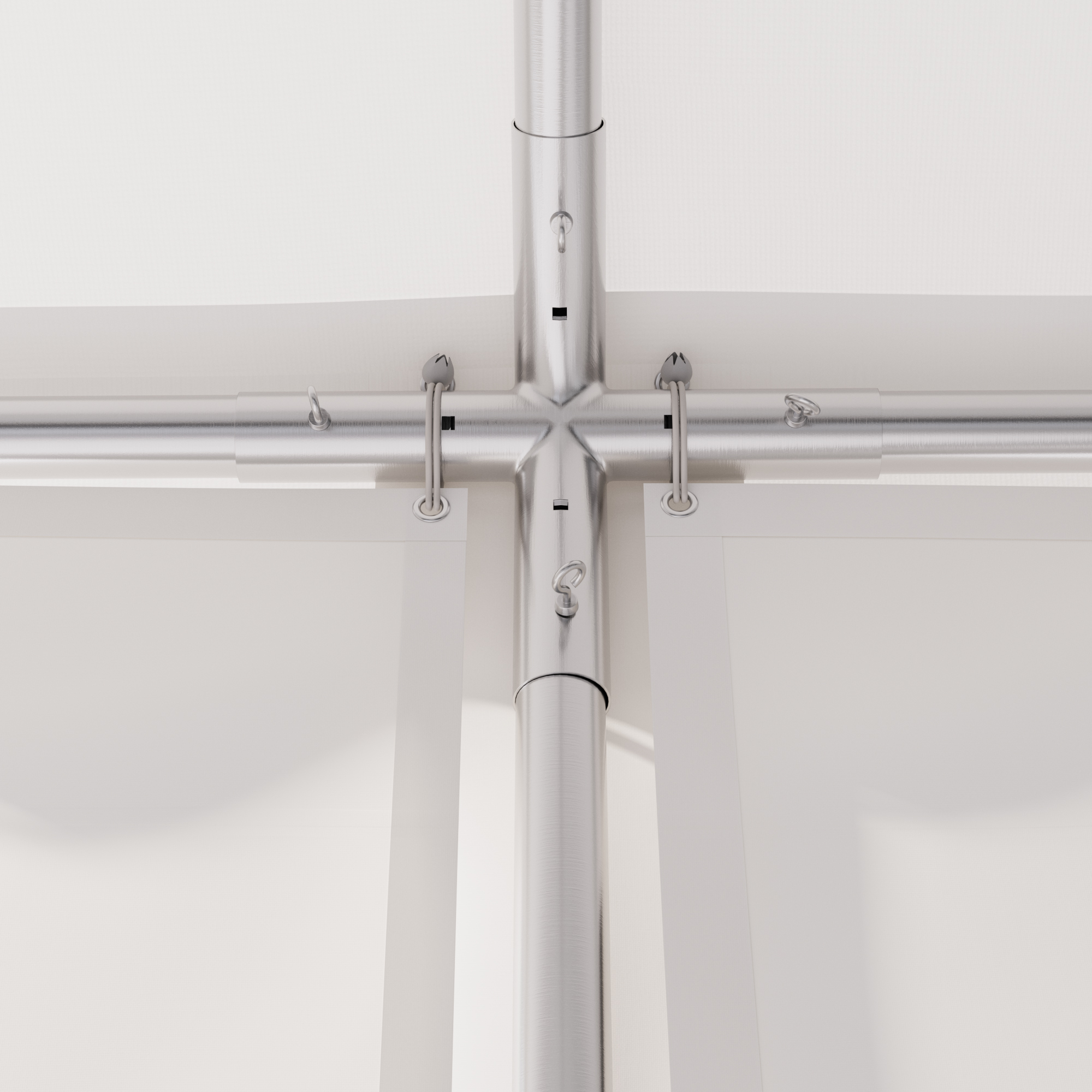 Profi PVC Partyzelt 8 x 10 m weiss
