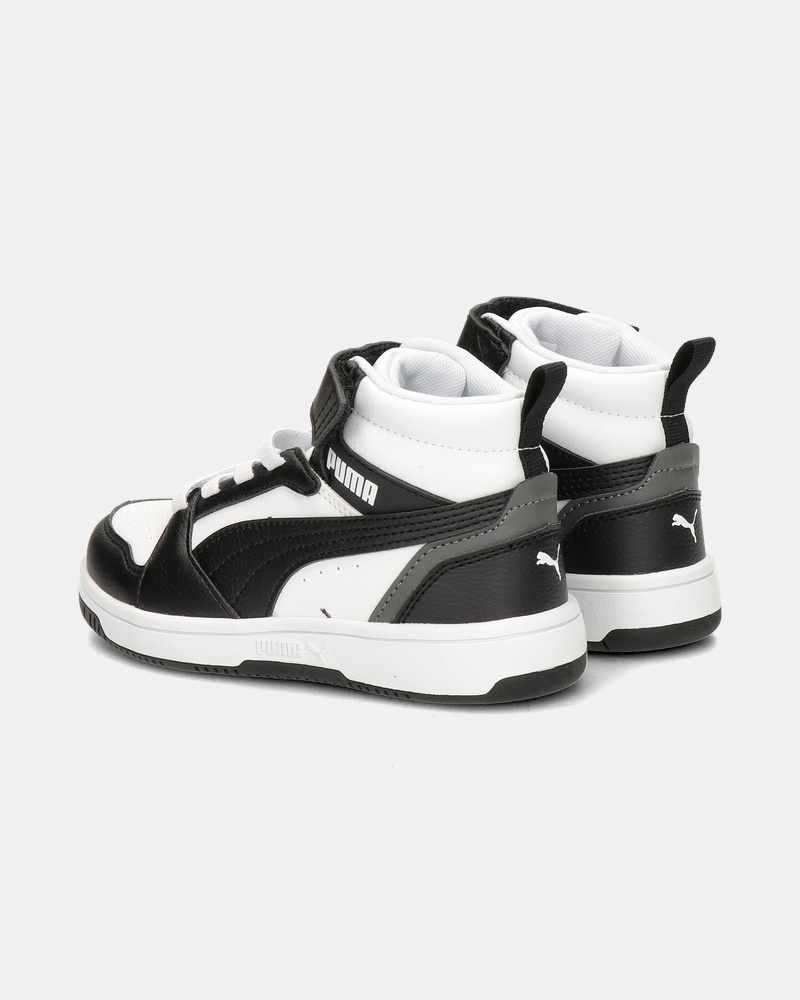 Puma Rebound V6 Mid Klittenbandschoenen  - zwart