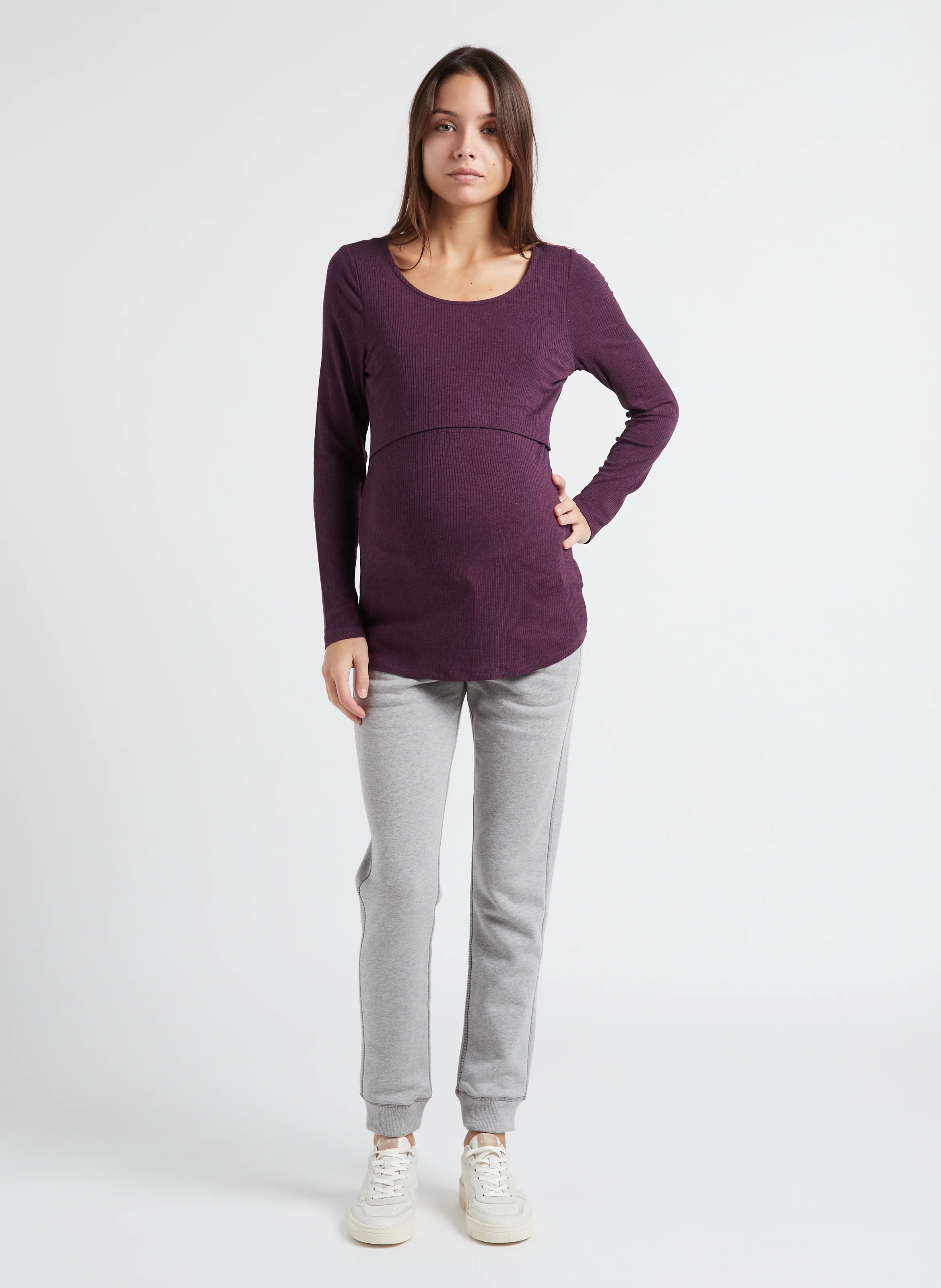 MILDA - Top allaitement col bateau | Multicolore