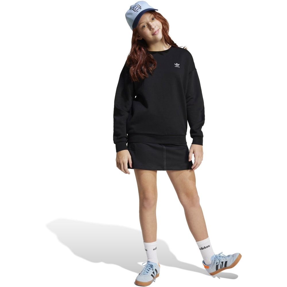 Køb adidas Originals Black Boyfriend Crew Sweatshirt