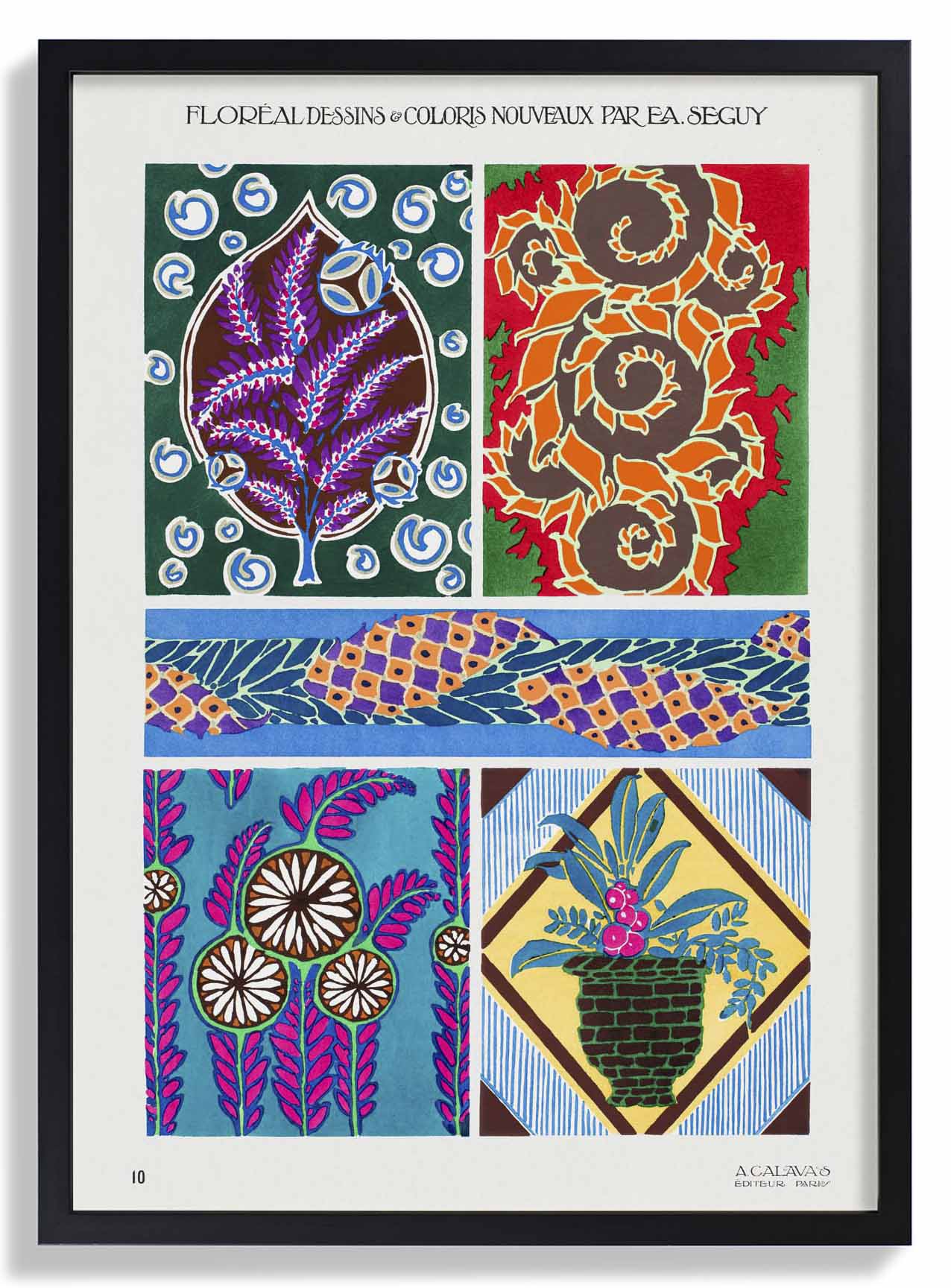 Floréal Dessins Coloris Nouveau Nr 10 von E.A. Séguy