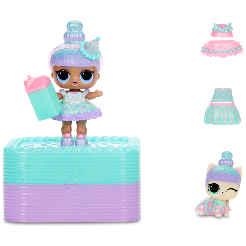 LOL Surprise! Deluxe Geschenk Überraschung Limited Edition Sprinkles Puppe und Haustier Türkis