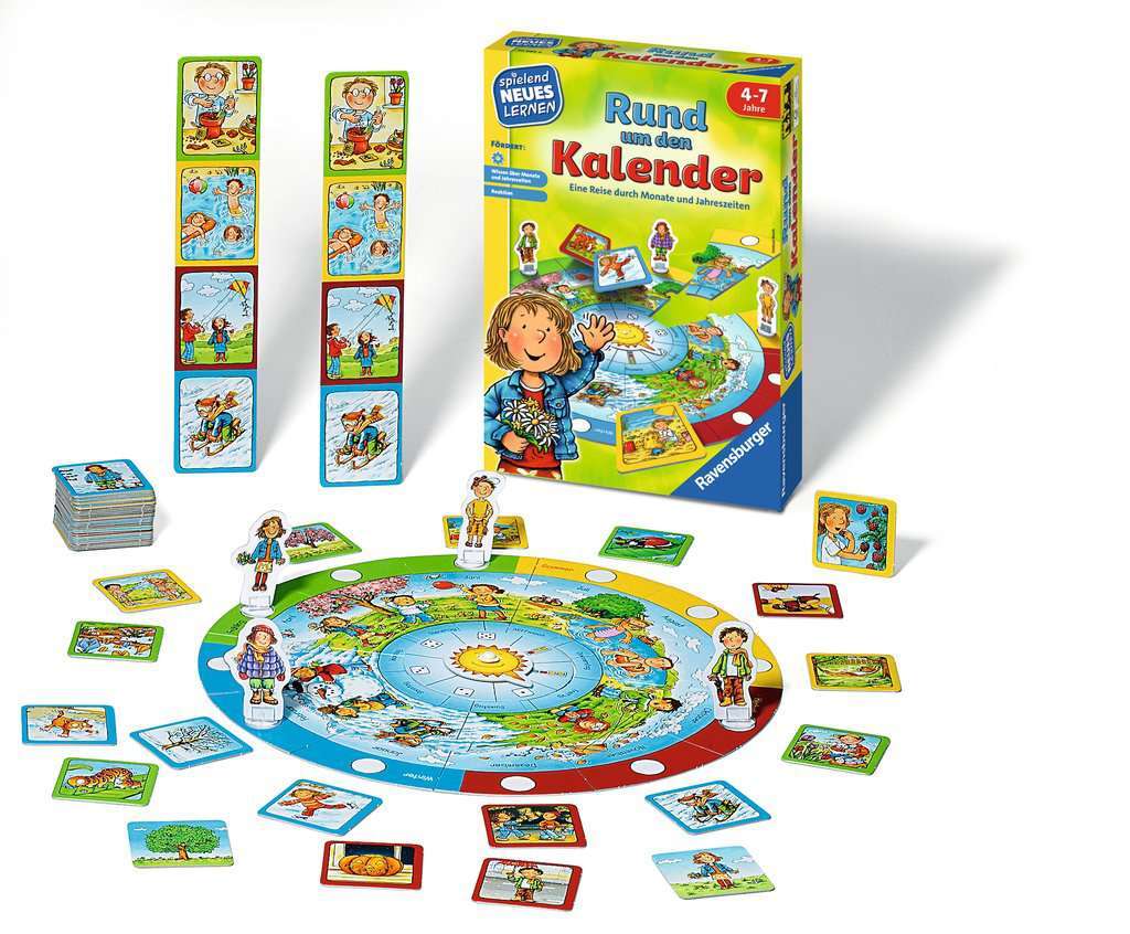 Ravensburger Spiel Rund um den Kalender