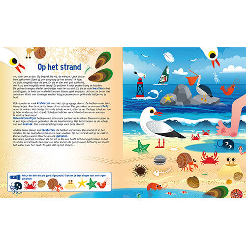 Lantaarn publishers lees- en zoekboek speuren in de dierenwereld