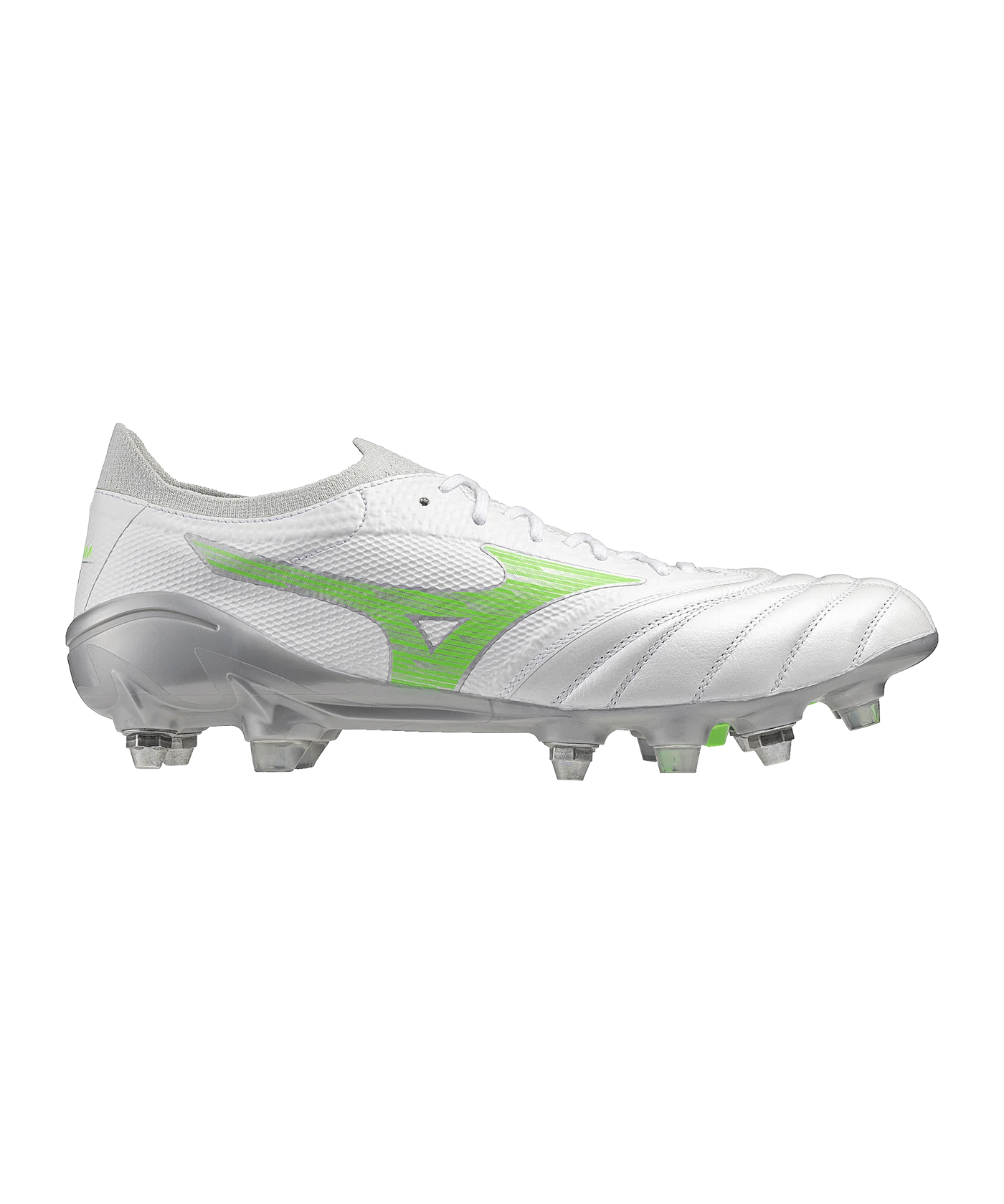 Mizuno Morelia Neo Beta Elite Mix SG Frontier Weiss Grün F37