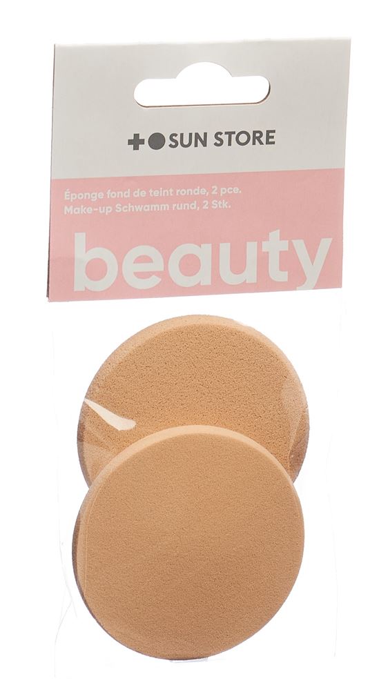 SUNSTORE Beauty Beauty Make-up Schwamm<br>2 Stück, Beutel, rund 100% vegan