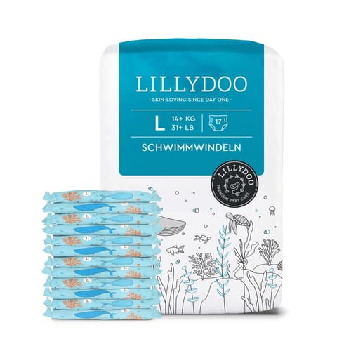 LILLYDOO Schwimmwindeln Gr. L, Single Pack, 14+ kg