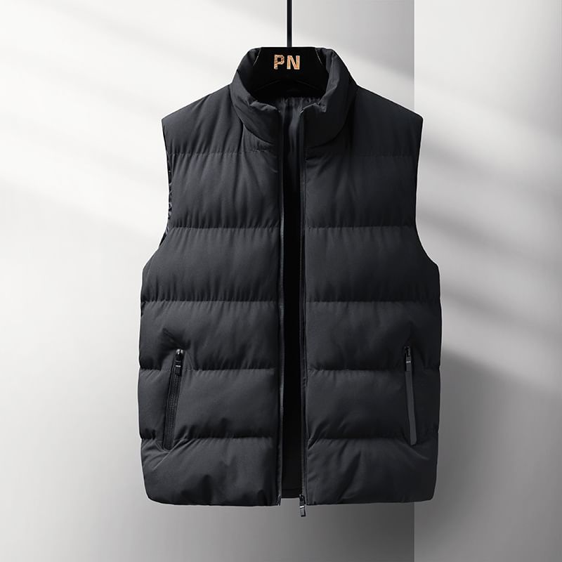 YIKES - Puffervest met opstaande kraag en rits