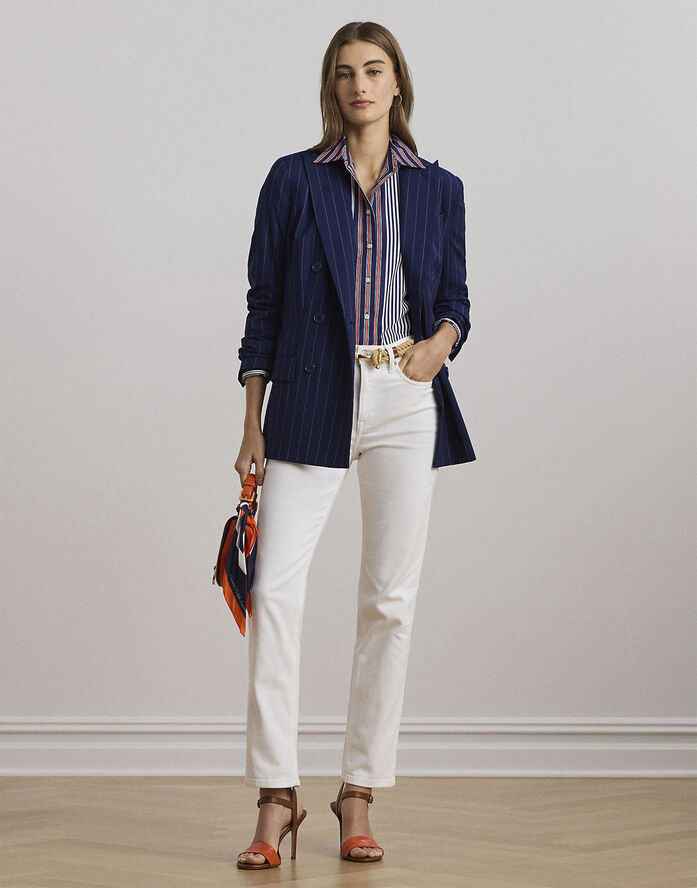 Lauren Ralph Lauren Y/D STR POLY WL CRP-JACKET Navy/white