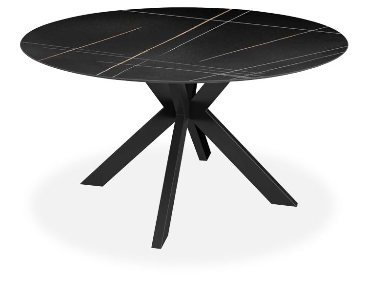 Eettafel - Nero Artistique Couvin ⌀135  x H73 cm