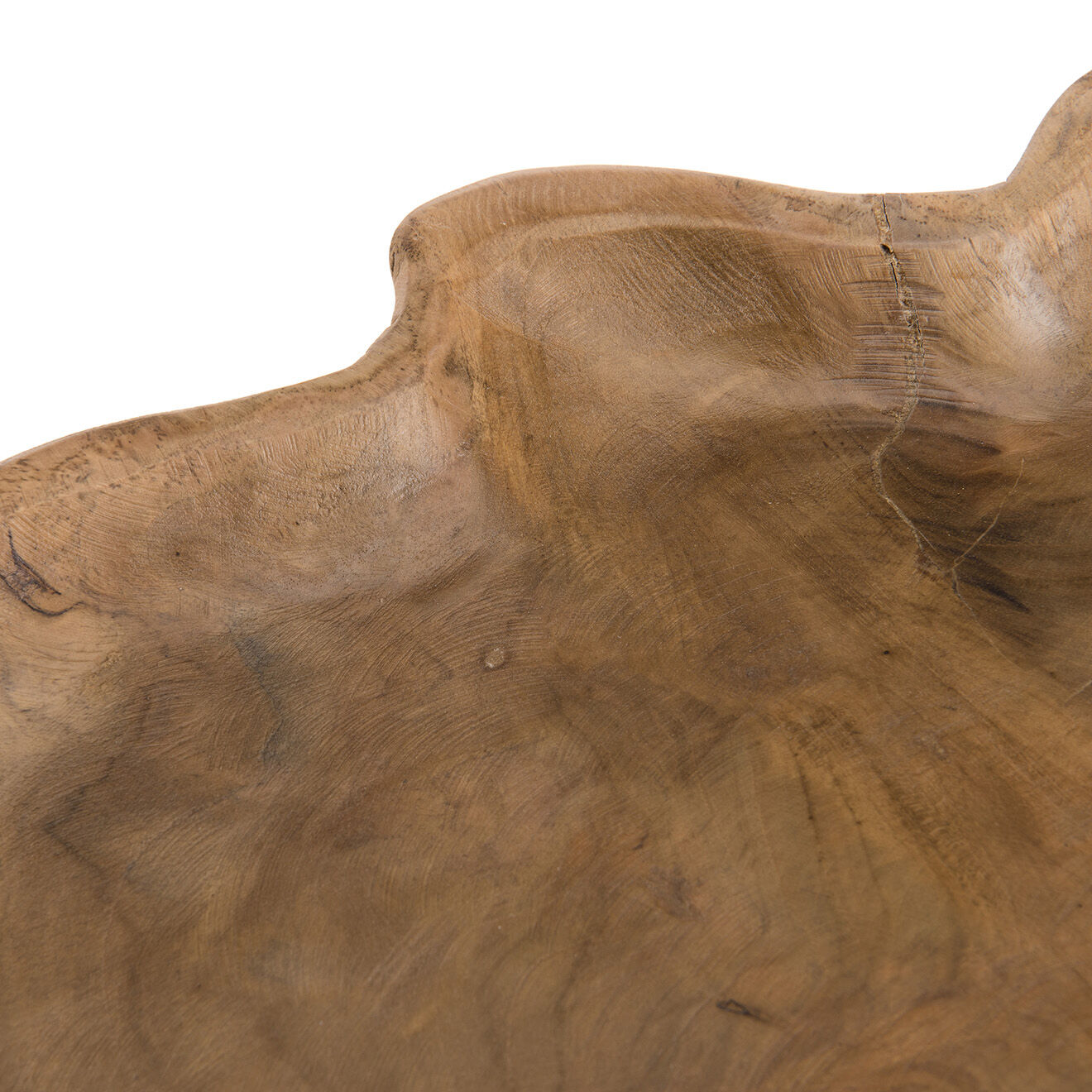 Macabane Table d'appoint Clara teck - 56x60x49 cm