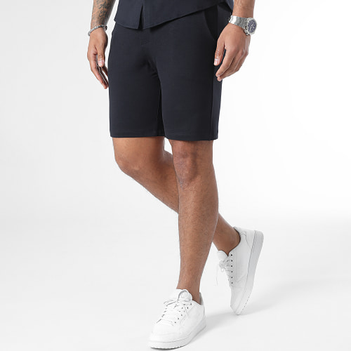 Ensemble Chemise Manches Courtes Et Short Chino 1070521 Bleu Marine