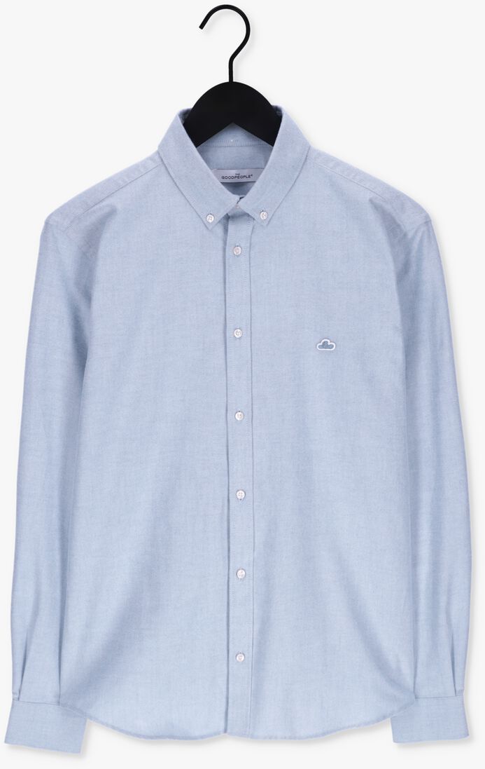THE GOODPEOPLE lichtblauwe the goodpeople casual overhemd seinfield