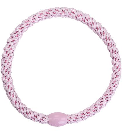 Kknekki Haargummis - 6er-Pack - Slim - Pastell Glitzer/Helles ro