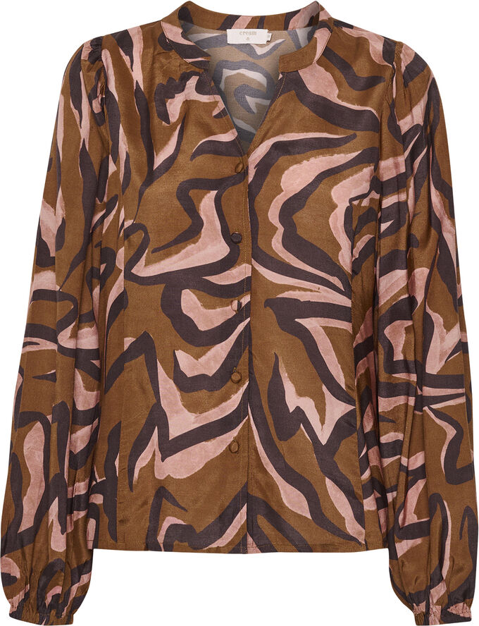 Cream CRBatti Shirt Leather brown animal