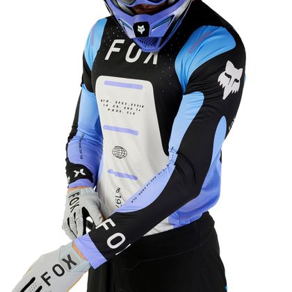 Maillot cross Fox FLEXAIR - MAGNETIC 2024 - Noir / Violet