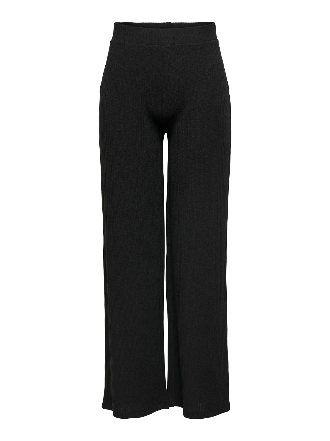 ONLY Jerseyhose »ONLEMMA – Weite Hose mit Gummizug und softer Ripp-Qualität«  weiter Schnitt, elastischer Bund, modisch, unifarben, Jersey
