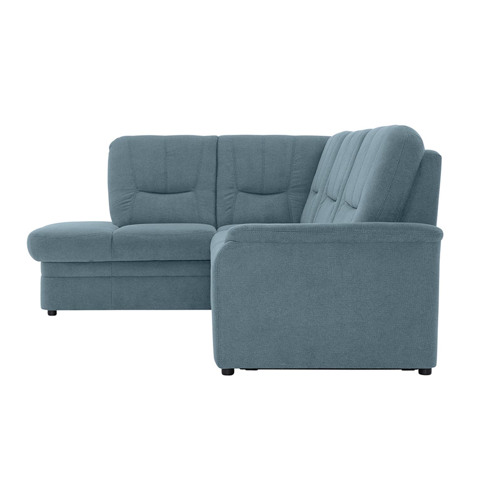 polsterpower Ecksofa - Belle ice - Basismodell - Ottomane links
