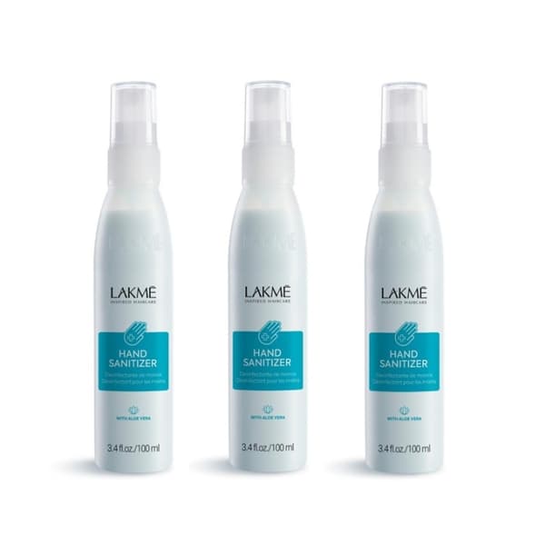 Lakmé 3-pk Lakmé Hånddesinfeksjon med Aloe Vera 100 ml
