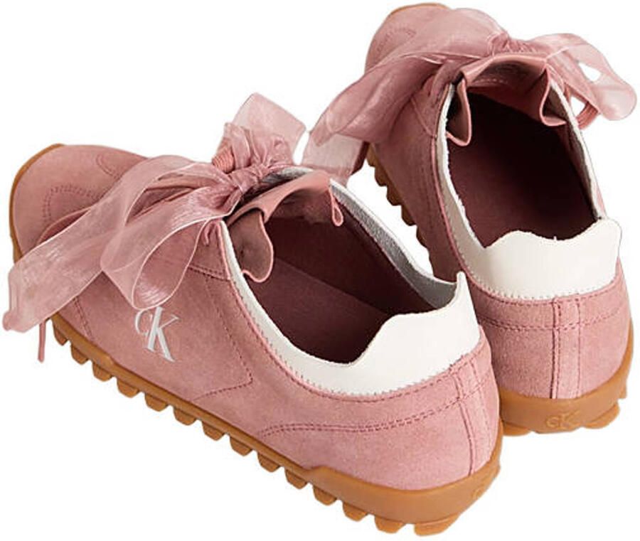 Calvin Klein suède sneakers roze