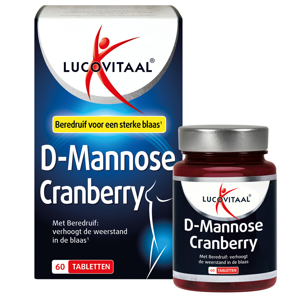 Lucovitaal D-Mannose Cranberry Blaasfunctie60 tabletten