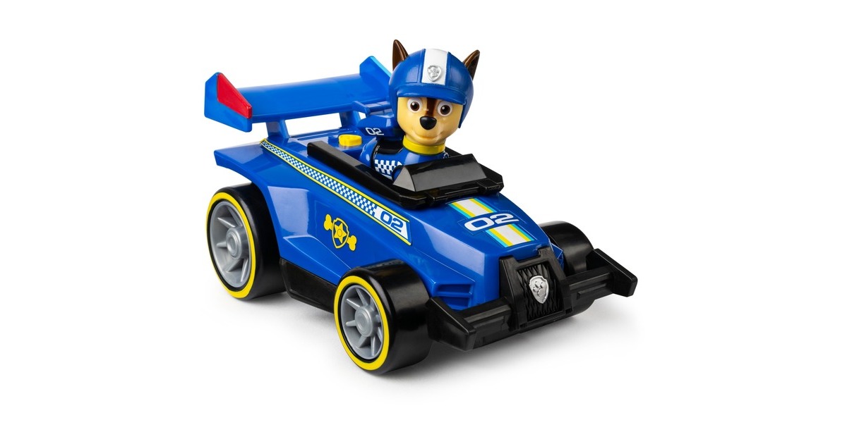 Spin MasterPaw Patrol - Race & Go luxe voertuig van Ready Race Rescue Speelgoedvoertuig  (Chase met geluiden)