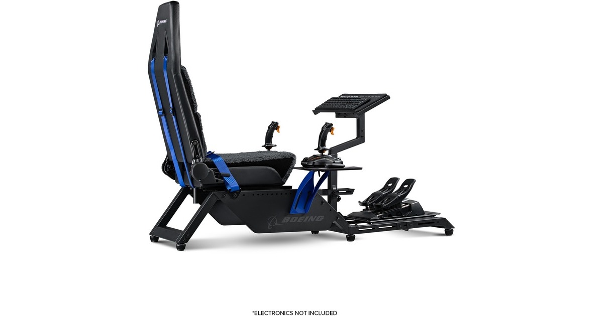 Next Level RacingFlight Simulator Boeing Commercial Edition racing simulator  (Zwart/blauw)