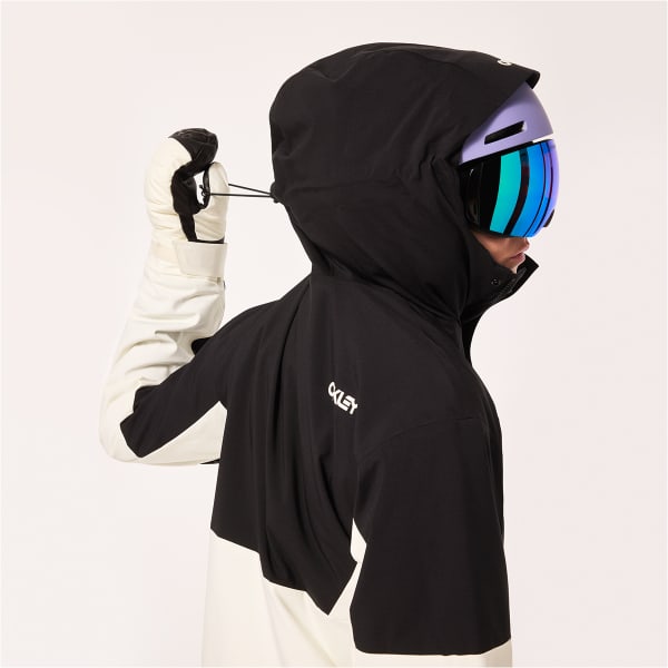 Veste de ski OAKLEY TNP TBT INSULATED ANORAK W ARCTIC WHITE/BLACKOUT