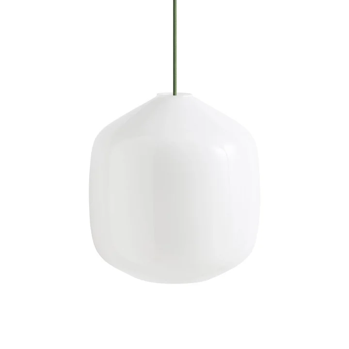 HAY - Buoy Glass Pendelleuchte, Ø 30 cm, garden green