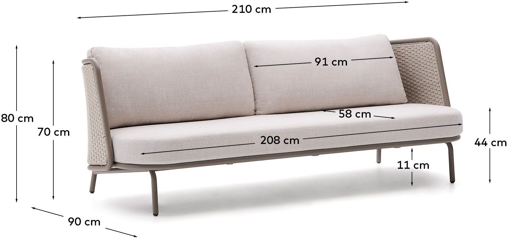 Kave Home   Sedalis Tuinbank